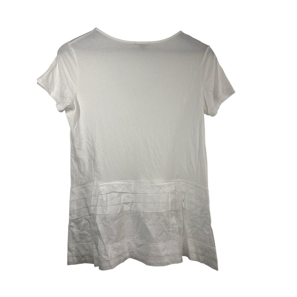 Theory Womens Shirt Top Blouse Size M White - Picture 2 of 9